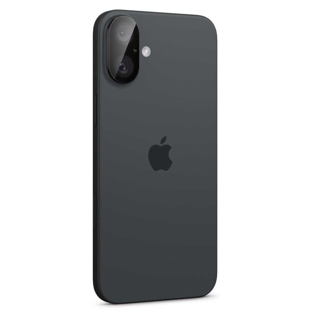 OCHRANNÉ TVRDENÉ SKLO PRE ŠOŠOVKU FOTOAPARÁTU SPIGEN OPTIK GLAS.TR CAMERA PROTECTOR 2-PACK IPHONE 16 / 16 PLUS BLACK
