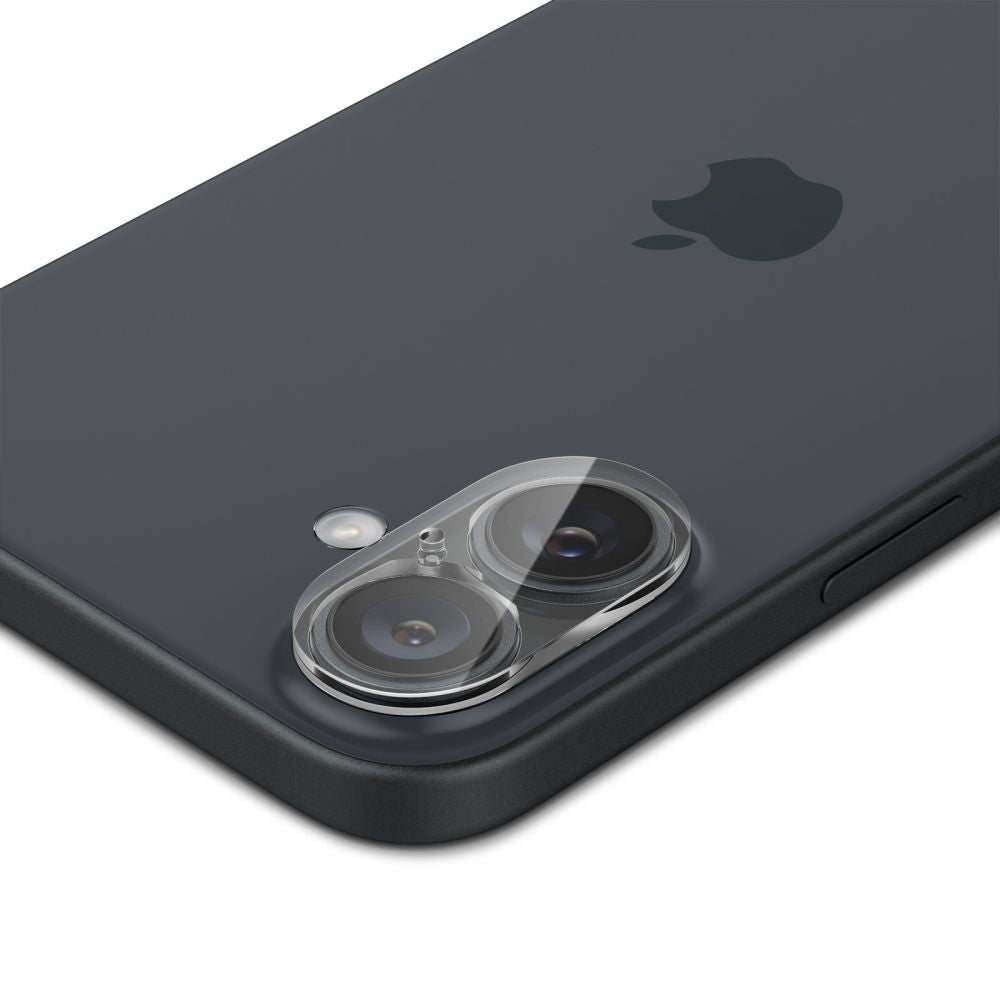 OCHRANNÉ TVRDENÉ SKLO PRE ŠOŠOVKU FOTOAPARÁTU SPIGEN OPTIK GLAS.TR CAMERA PROTECTOR 2-PACK IPHONE 16 / 16 PLUS CRYSTAL CLEAR
