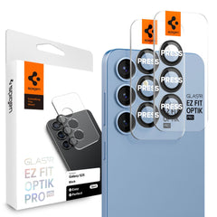 OCHRANNÉ TVRDENÉ SKLO PRE ŠOŠOVKU FOTOAPARÁTU SPIGEN OPTIK PRO GLAS.TR ”EZ FIT” CAMERA PROTECTOR 2-PACK GALAXY S25 BLACK