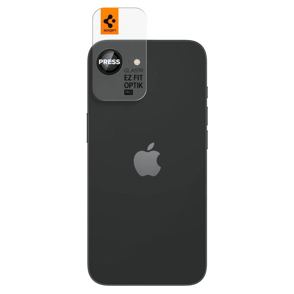 OCHRANNÉ TVRDENÉ SKLO PRE ŠOŠOVKU FOTOAPARÁTU SPIGEN OPTIK PRO GLAS.TR ”EZ FIT” CAMERA PROTECTOR 2-PACK IPHONE 16E BLACK
