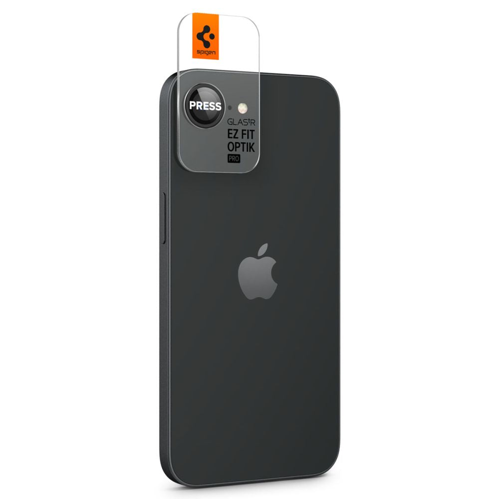 OCHRANNÉ TVRDENÉ SKLO PRE ŠOŠOVKU FOTOAPARÁTU SPIGEN OPTIK PRO GLAS.TR ”EZ FIT” CAMERA PROTECTOR 2-PACK IPHONE 16E BLACK