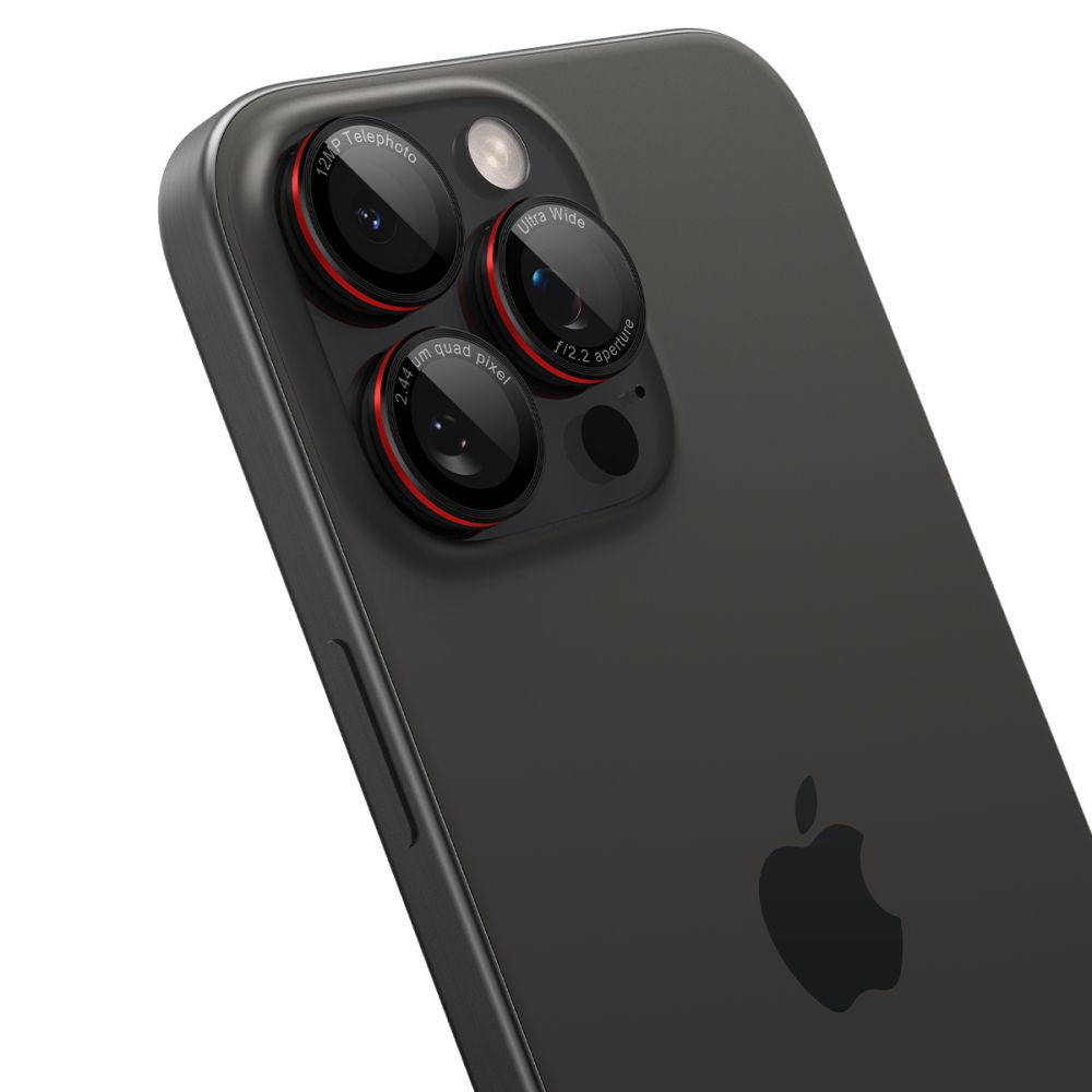 OCHRANNÉ TVRDENÉ SKLO PRE ŠOŠOVKU FOTOAPARÁTU SPIGEN OPTIK PRO L-SERIES GLAS.TR ”EZ FIT” CAMERA PROTECTOR 2-PACK IPHONE 14 PRO / PRO MAX / 15 PRO / PRO MAX / 16 PRO / 16 PRO MAX BLACK