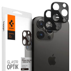 OCHRANA FOTOAPARÁTU  SPIGEN OPTIK.TR CAMERA PROTECTOR 2-PACK IPHONE 14 PRO / 14 PRO MAX BLACK