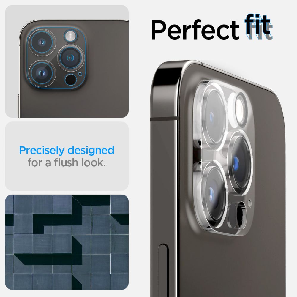 OCHRANA FOTOAPARÁTU  SPIGEN OPTIK.TR CAMERA PROTECTOR 2-PACK IPHONE 14 PRO / 14 PRO MAX CRYSTAL CLEAR