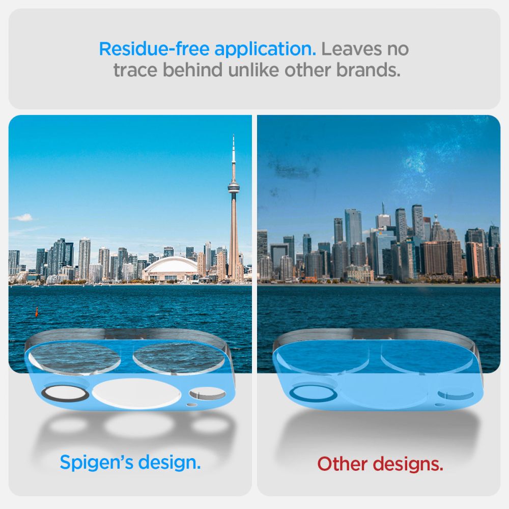 OCHRANA FOTOAPARÁTU  SPIGEN OPTIK.TR CAMERA PROTECTOR 2-PACK IPHONE 14 PRO / 14 PRO MAX CRYSTAL CLEAR