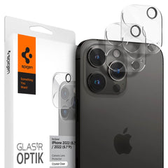 OCHRANA FOTOAPARÁTU  SPIGEN OPTIK.TR CAMERA PROTECTOR 2-PACK IPHONE 14 PRO / 14 PRO MAX CRYSTAL CLEAR