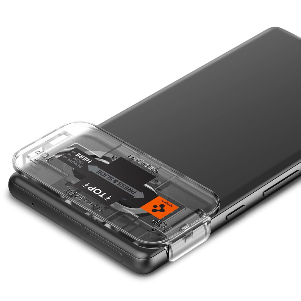 OCHRANA FOTOAPARÁTU  SPIGEN OPTIK.TR ”EZ FIT” CAMERA PROTECTOR 2-PACK GOOGLE PIXEL 7A BLACK