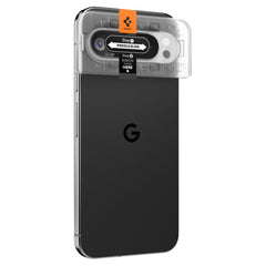 OCHRANNÉ TVRDENÉ SKLO PRE ŠOŠOVKU FOTOAPARÁTU SPIGEN OPTIK.TR ”EZ FIT” CAMERA PROTECTOR 2-PACK GOOGLE PIXEL 9 PRO CRYSTAL CLEAR