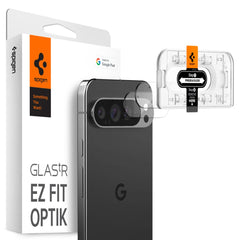 OCHRANNÉ TVRDENÉ SKLO PRE ŠOŠOVKU FOTOAPARÁTU SPIGEN OPTIK.TR ”EZ FIT” CAMERA PROTECTOR 2-PACK GOOGLE PIXEL 9 PRO CRYSTAL CLEAR