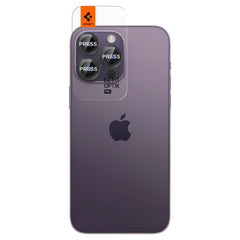 OCHRANA FOTOAPARÁTU SPIGEN OPTIK.TR ”EZ FIT” CAMERA PROTECTOR 2-PACK IPHONE 14 PRO / 14 PRO MAX BLACK