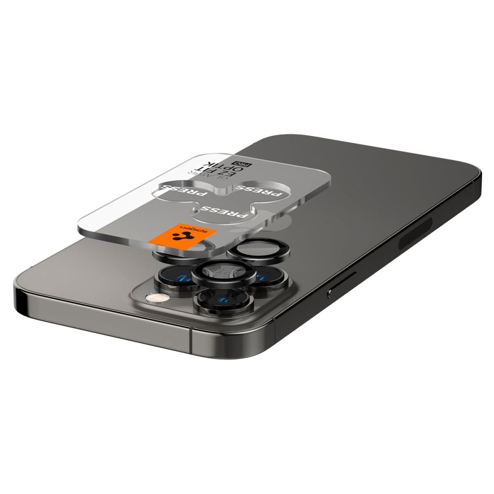 OCHRANA FOTOAPARÁTU SPIGEN OPTIK.TR ”EZ FIT” CAMERA PROTECTOR 2-PACK IPHONE 14 PRO / 14 PRO MAX BLACK