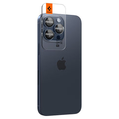 OCHRANA FOTOAPARÁTU SPIGEN OPTIK.TR ”EZ FIT” CAMERA PROTECTOR 2-PACK IPHONE 14 PRO / PRO MAX / 15 PRO / PRO MAX BLUE TITANIUM