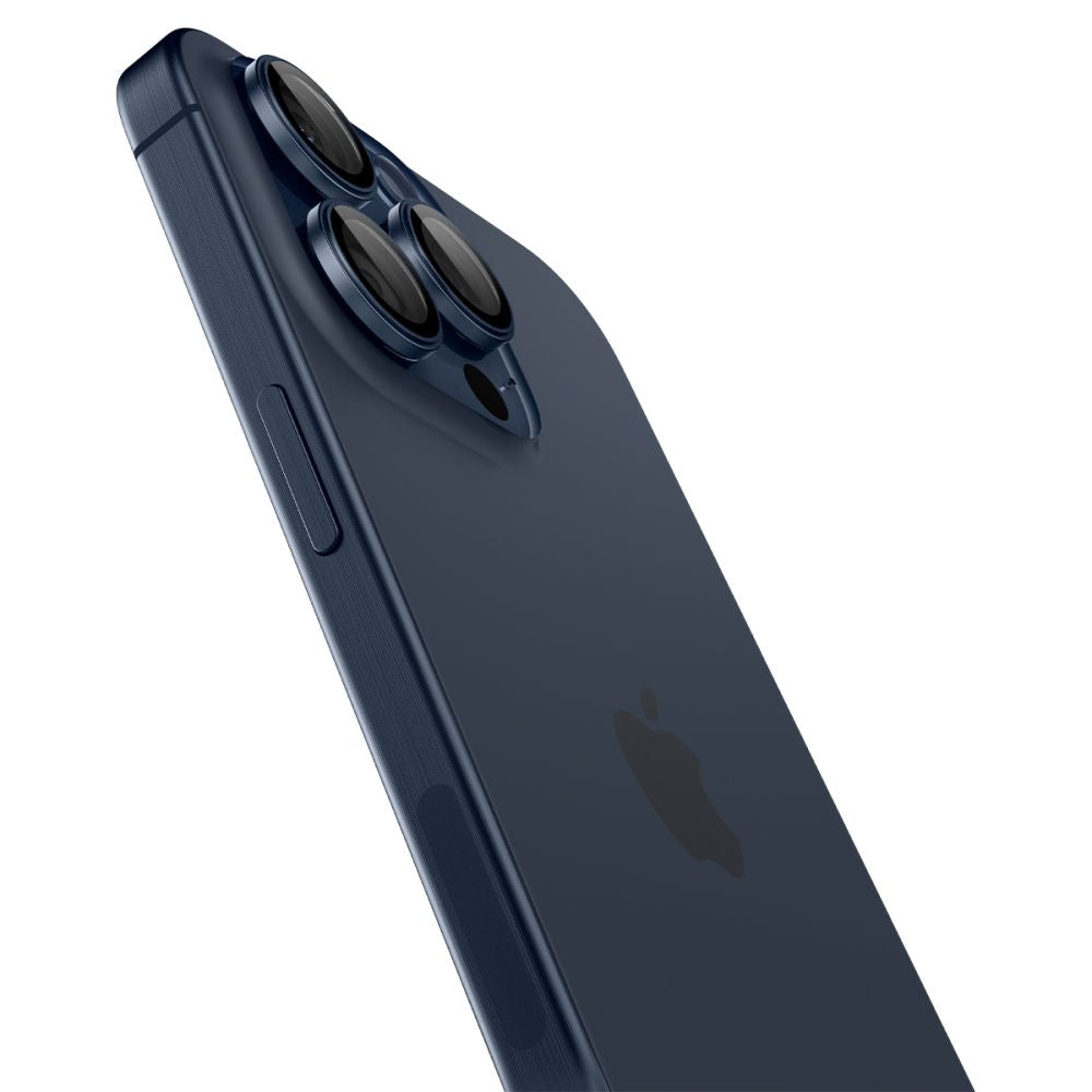 OCHRANA FOTOAPARÁTU SPIGEN OPTIK.TR ”EZ FIT” CAMERA PROTECTOR 2-PACK IPHONE 14 PRO / PRO MAX / 15 PRO / PRO MAX BLUE TITANIUM