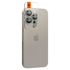 OCHRANA FOTOAPARÁTU SPIGEN OPTIK.TR ”EZ FIT” CAMERA PROTECTOR 2-PACK IPHONE 14 PRO / PRO MAX / 15 PRO / PRO MAX NATURAL TITANIUM