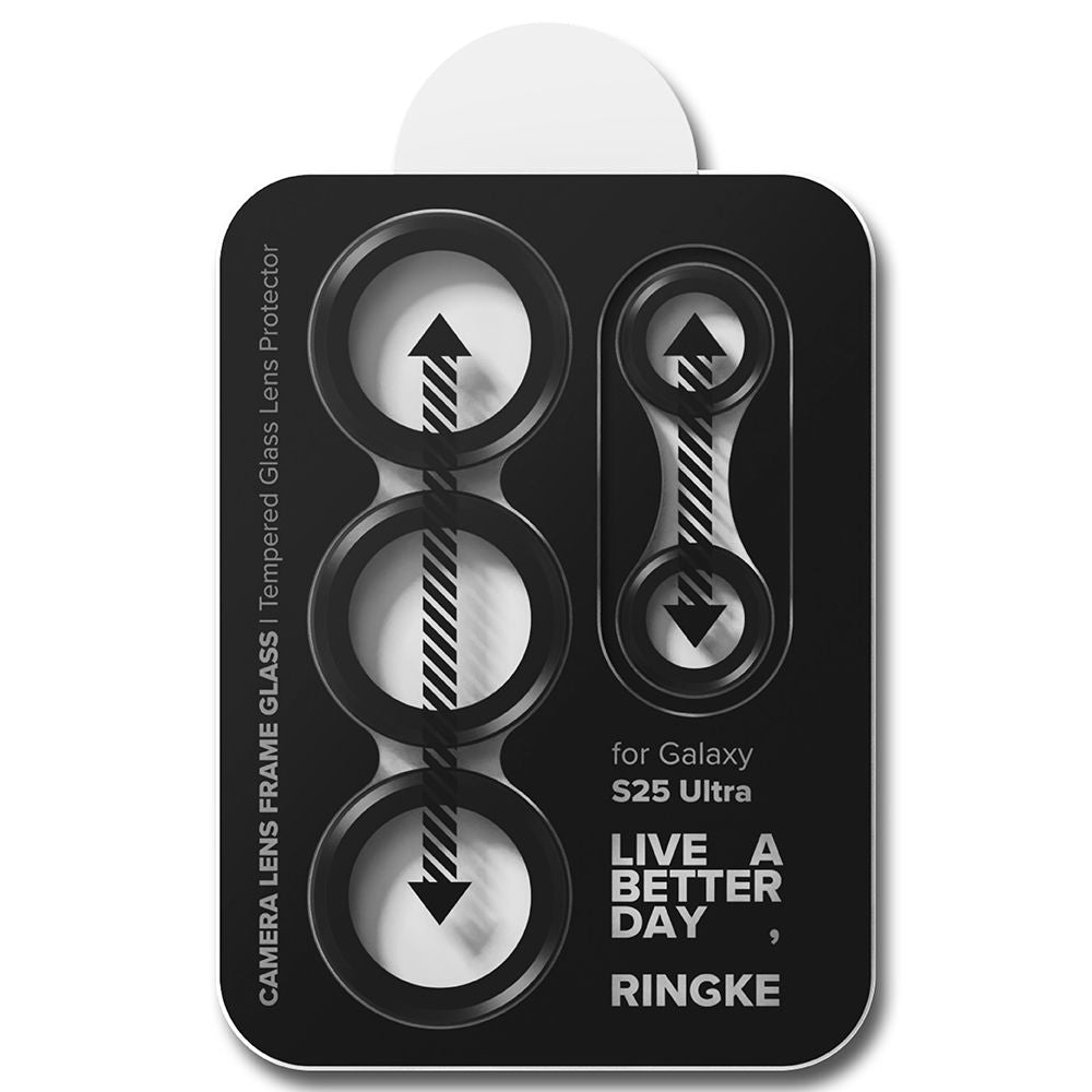OCHRANNÉ TVRDENÉ SKLO PRE ŠOŠOVKU FOTOAPARÁTU RINGKE CAMERA FRAME PROTECTOR 2-PACK GALAXY S25 ULTRA BLACK