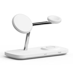 NABÍJACIA STANICA RINGKE 3IN1 QI2 MAGNETIC MAGSAFE WIRELESS CHARGER WHITE