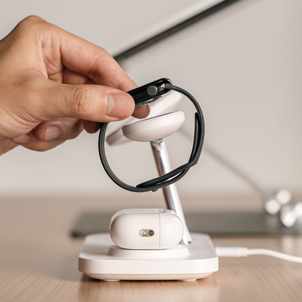 NABÍJACIA STANICA RINGKE 3IN1 QI2 MAGNETIC MAGSAFE WIRELESS CHARGER WHITE