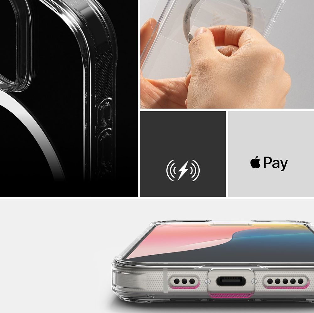 KRYT RINGKE FUSION MAGNETIC MAGSAFE IPHONE 16 PRO CLEAR