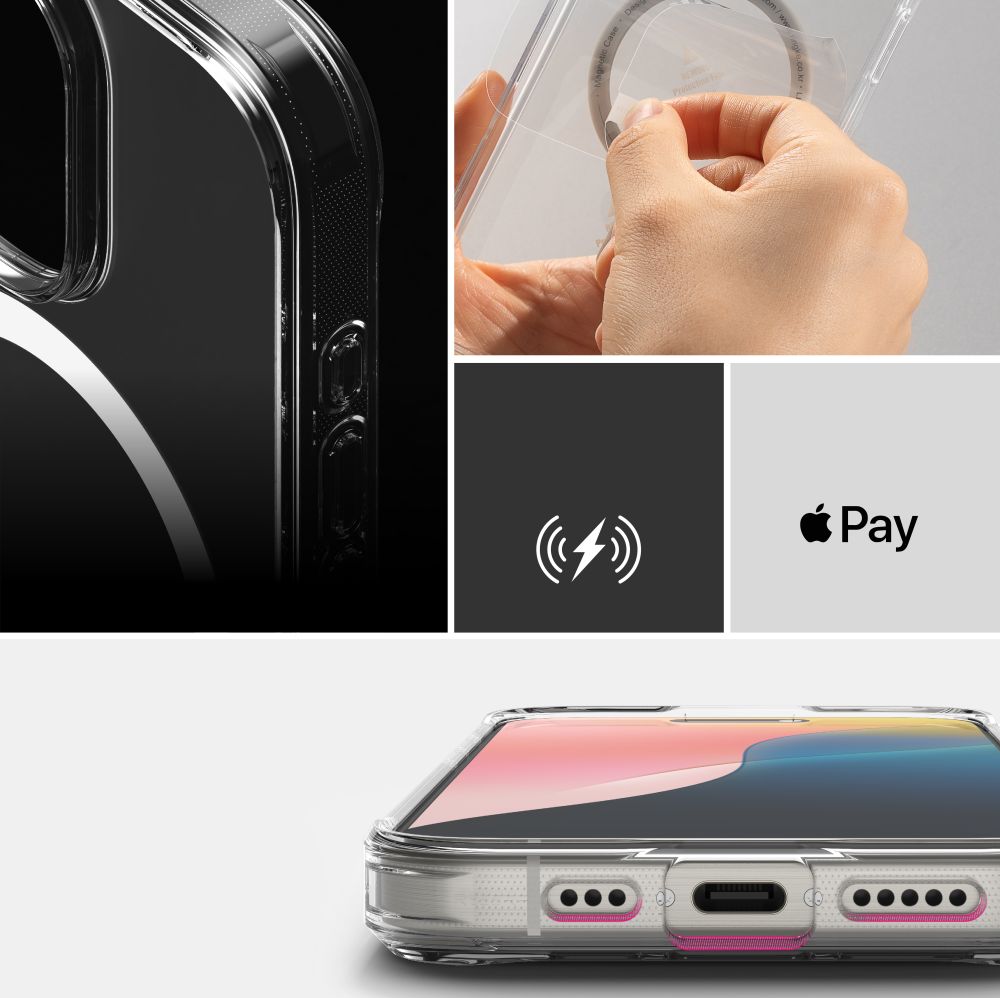 KRYT RINGKE FUSION MAGNETIC MAGSAFE IPHONE 16 PRO MAX MATTE CLEAR