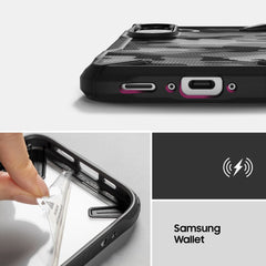 KRYT RINGKE FUSION X GALAXY A36 / A56 5G CAMO BLACK
