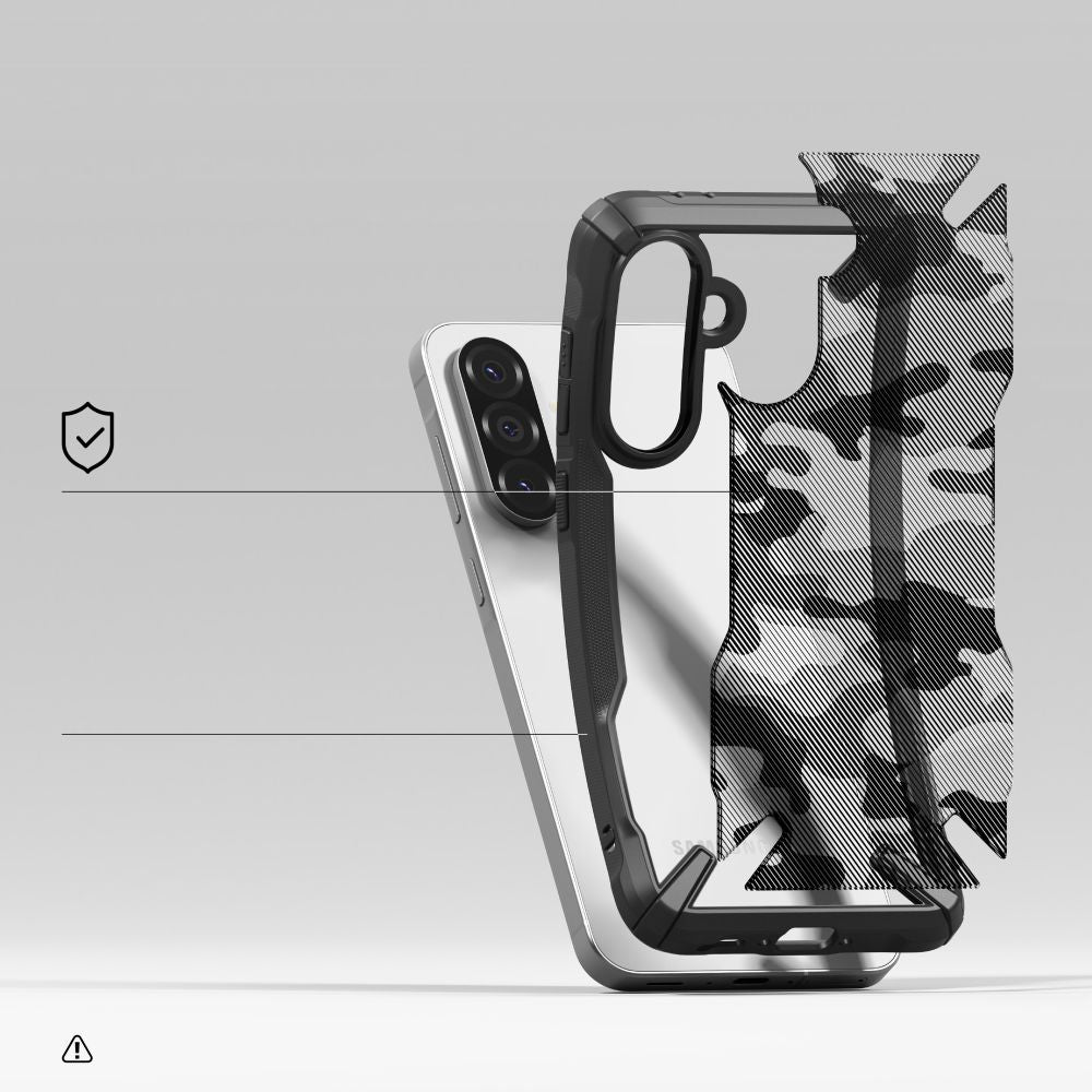 KRYT RINGKE FUSION X GALAXY A36 / A56 5G CAMO BLACK