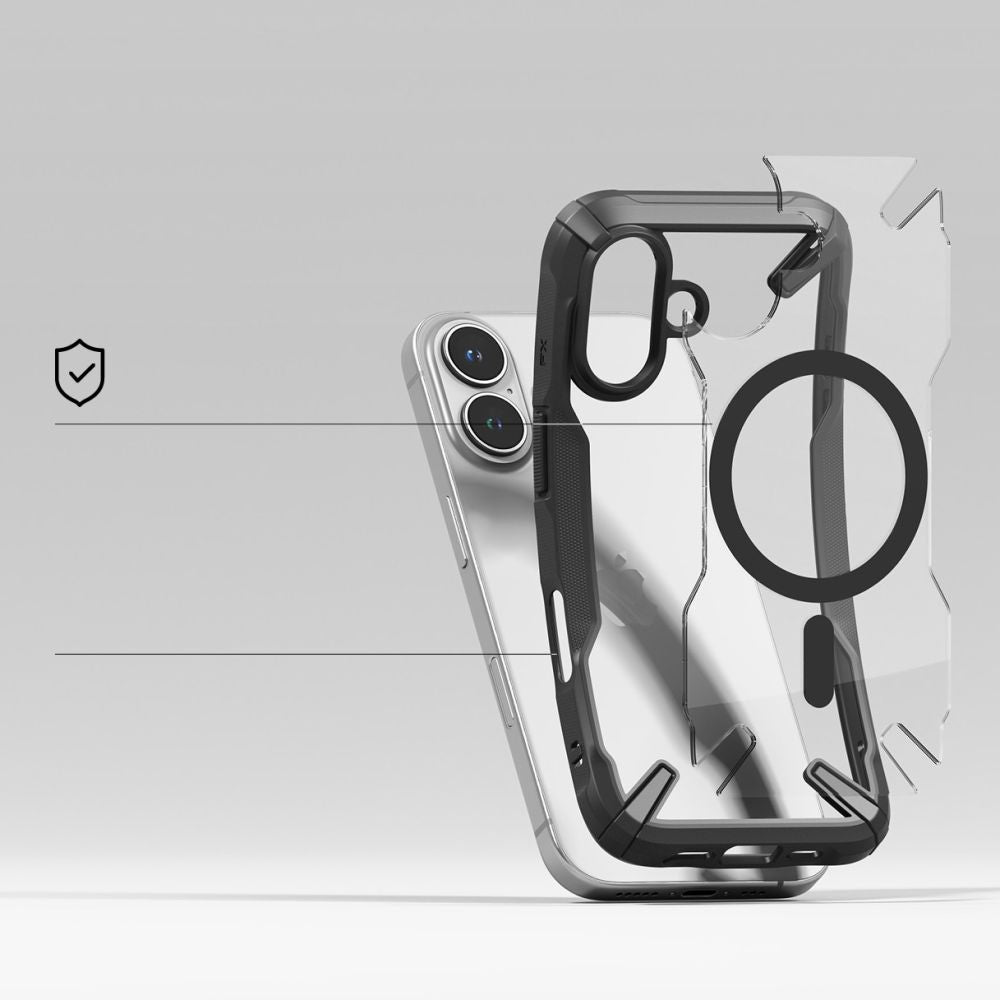 KRYT RINGKE FUSION X MAGNETIC MAGSAFE IPHONE 16 BLACK