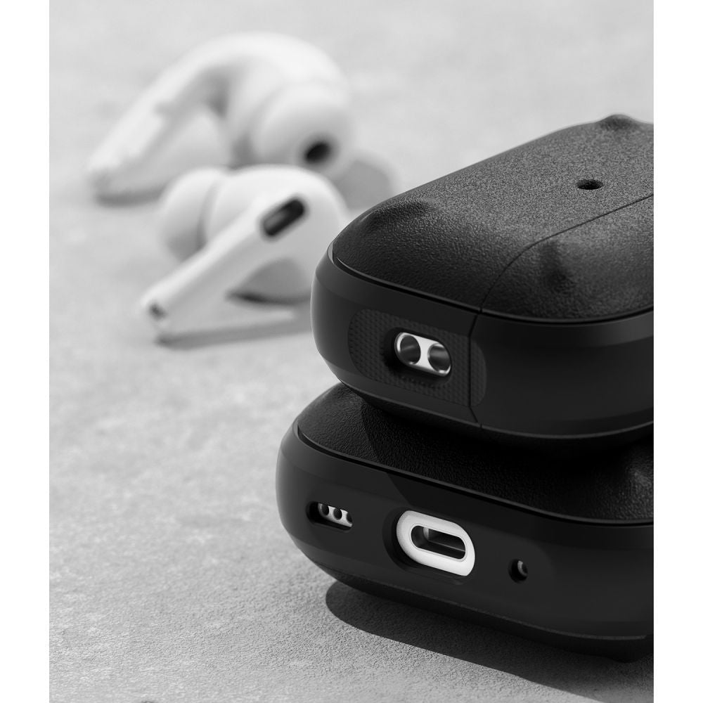 PUZDRO  RINGKE ONYX APPLE AIRPODS PRO 1 / 2 BLACK