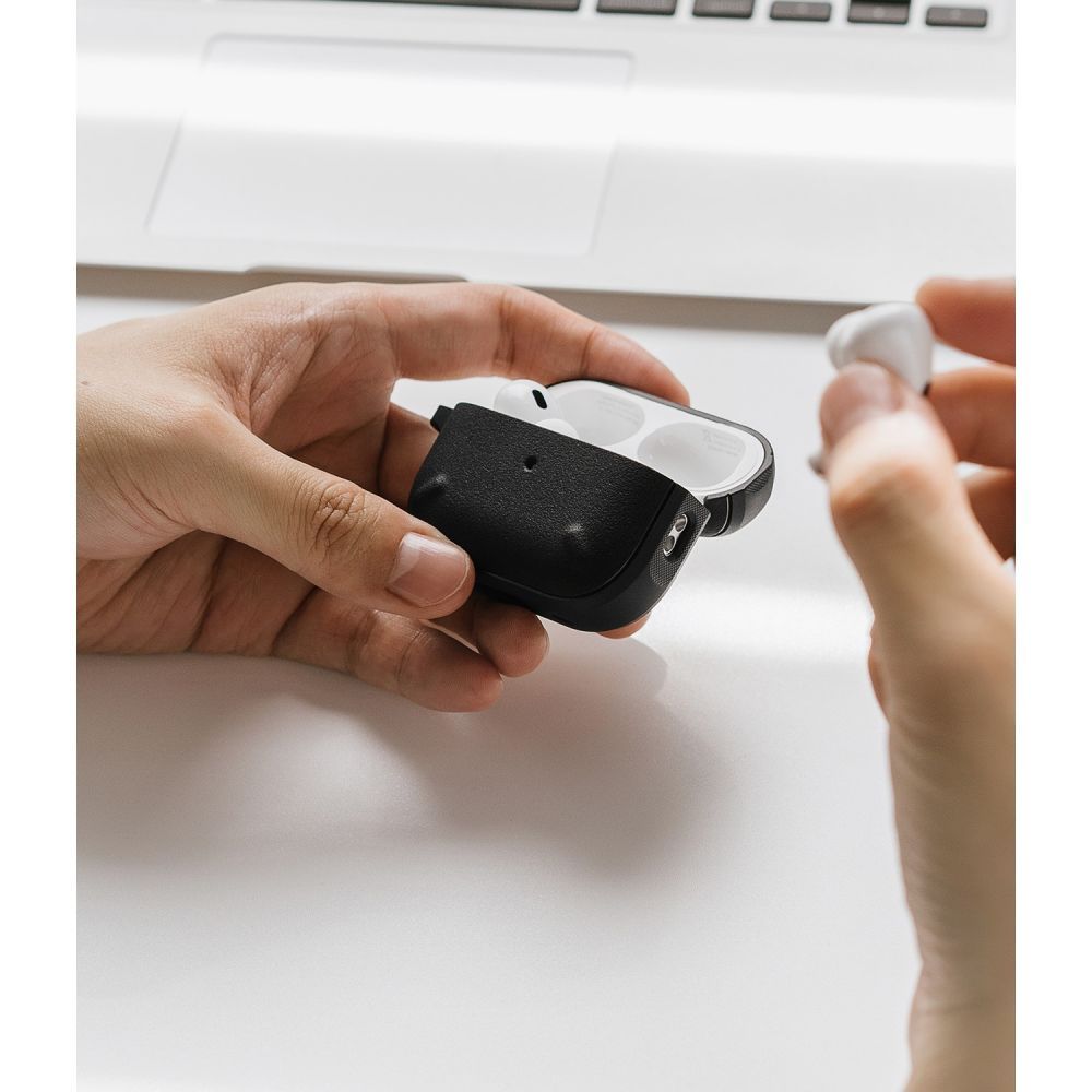 PUZDRO  RINGKE ONYX APPLE AIRPODS PRO 1 / 2 BLACK
