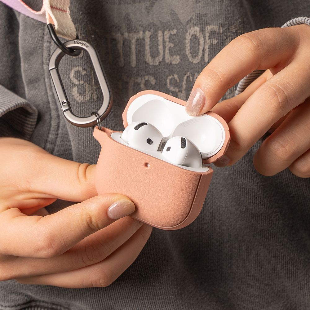 PUZDRO RINGKE ONYX MAGNETIC MAGSAFE APPLE AIRPODS 4 CONSTANT CORAL