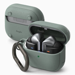 PUZDRO NA  SAMSUNG GALAXY BUDS 3 / 3 PRO RINGKE ONYX MAGNETIC MAGSAFE SAGE GREEN