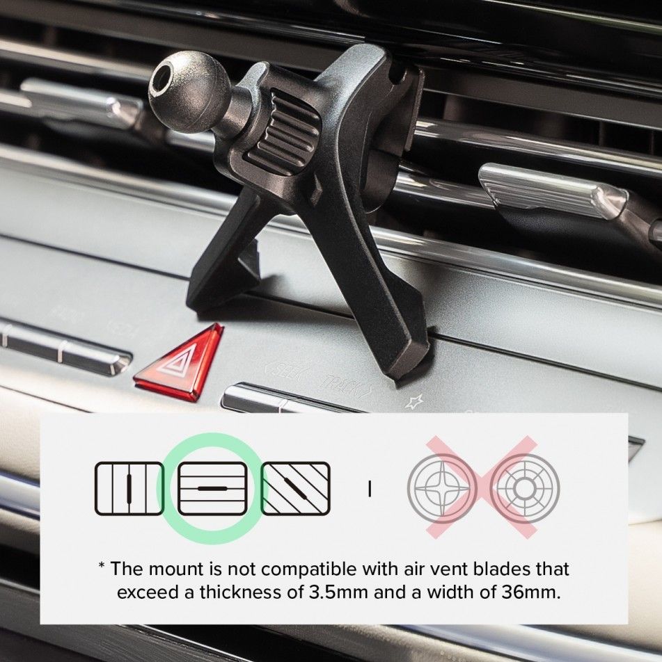 DRŽIAK TELEFÓNU DO AUTA S BEZDRÔTOVÝM NABÍJANÍM RINGKE PELTIER QI2 MAGNETIC MAGSAFE VENT CAR MOUNT WIRELESS CHARGER 15W BLACK