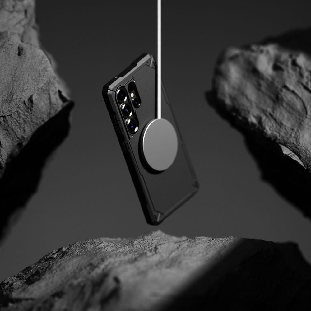 KRYT RINGKE RUGGED GEAR MAGNETIC MAGSAFE GALAXY S25 ULTRA BLACK