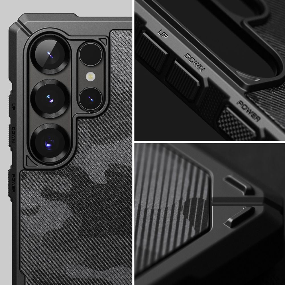 KRYT RINGKE RUGGED GEAR MAGNETIC MAGSAFE GALAXY S25 ULTRA CAMO BLACK