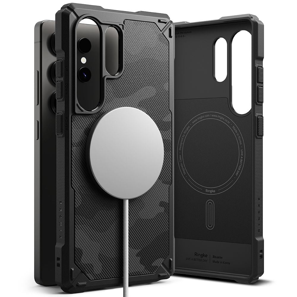 KRYT RINGKE RUGGED GEAR MAGNETIC MAGSAFE GALAXY S25 ULTRA CAMO BLACK