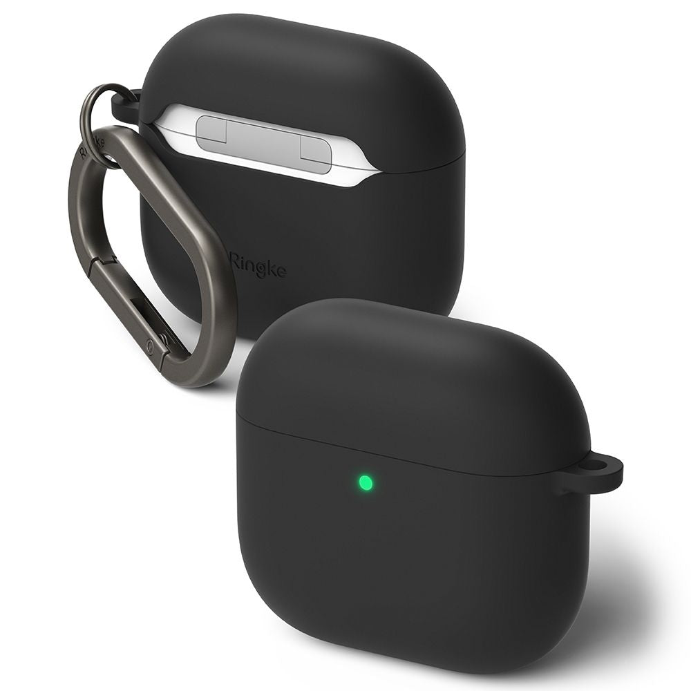 PUZDRO RINGKE SILICONE APPLE AIRPODS 4 BLACK