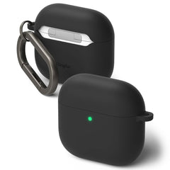 PUZDRO RINGKE SILICONE APPLE AIRPODS 4 BLACK