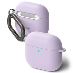 PUZDRO RINGKE SILICONE APPLE AIRPODS 4 LIGHT PURPLE