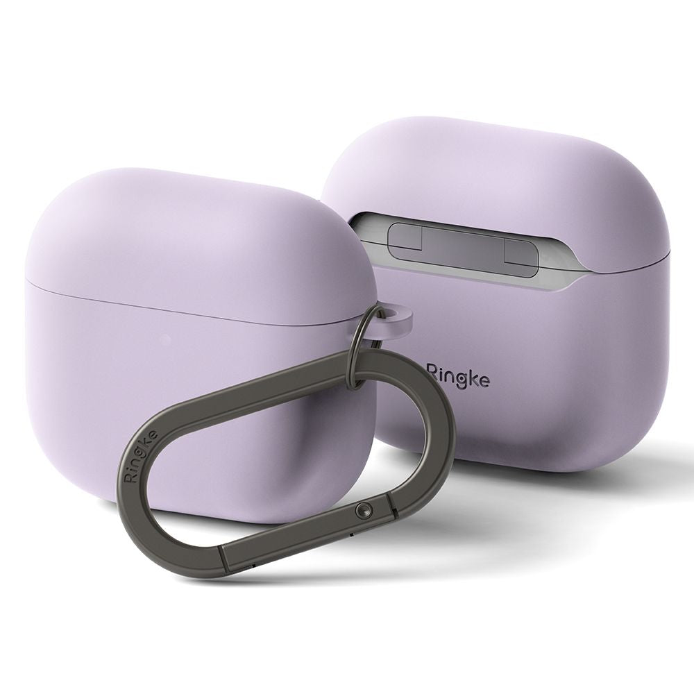 PUZDRO RINGKE SILICONE APPLE AIRPODS 4 LIGHT PURPLE