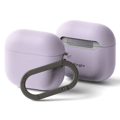 PUZDRO RINGKE SILICONE APPLE AIRPODS 4 LIGHT PURPLE