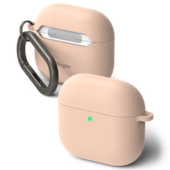 PUZDRO RINGKE SILICONE APPLE AIRPODS 4 PINK SAND