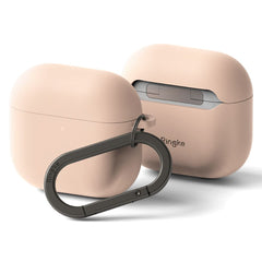 PUZDRO RINGKE SILICONE APPLE AIRPODS 4 PINK SAND
