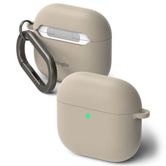 PUZDRO RINGKE SILICONE APPLE AIRPODS 4 STONE
