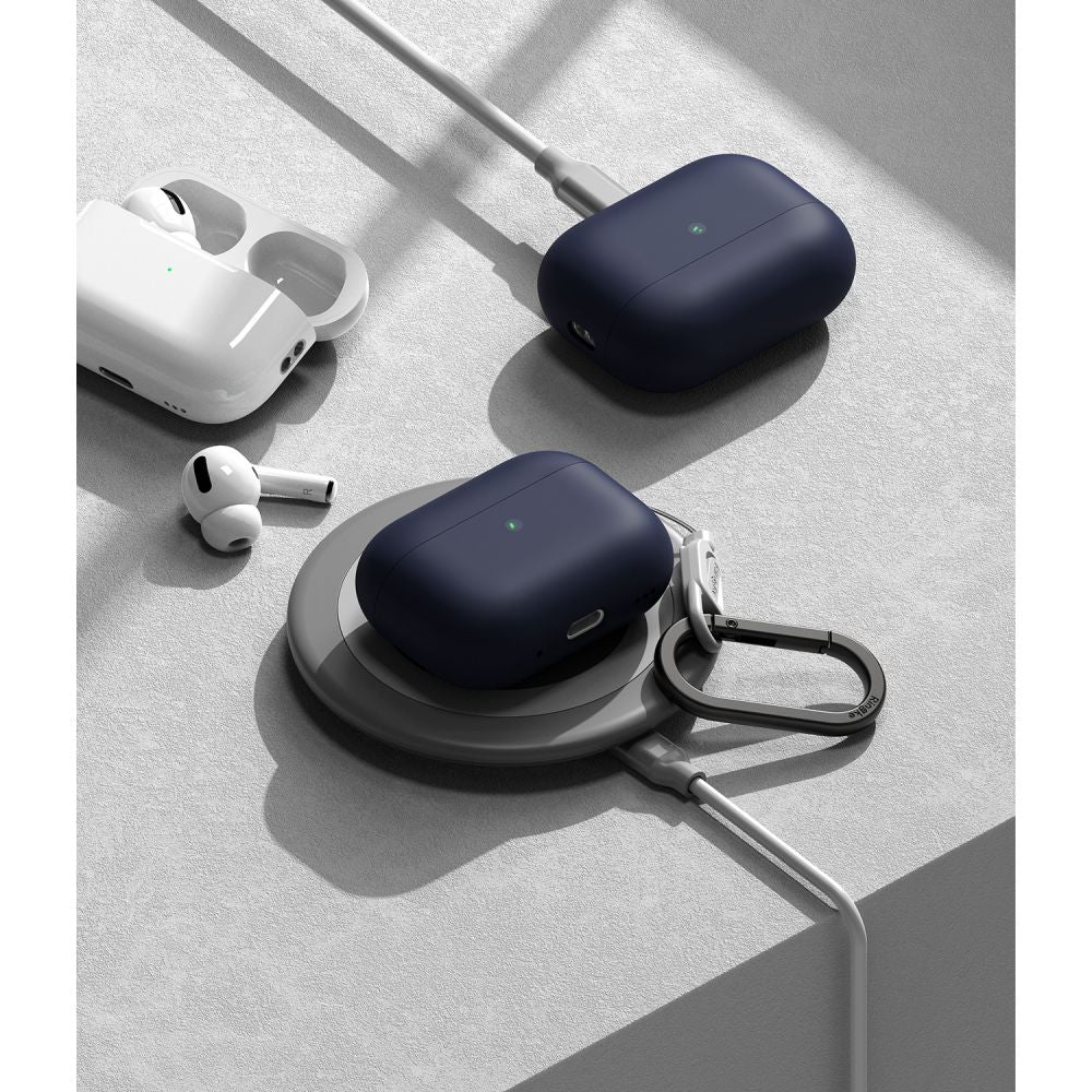 PUZDRO  RINGKE SILICONE APPLE AIRPODS PRO 1 / 2 MIDNIGHT BLUE