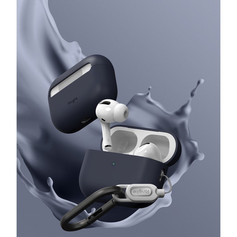 PUZDRO  RINGKE SILICONE APPLE AIRPODS PRO 1 / 2 MIDNIGHT BLUE