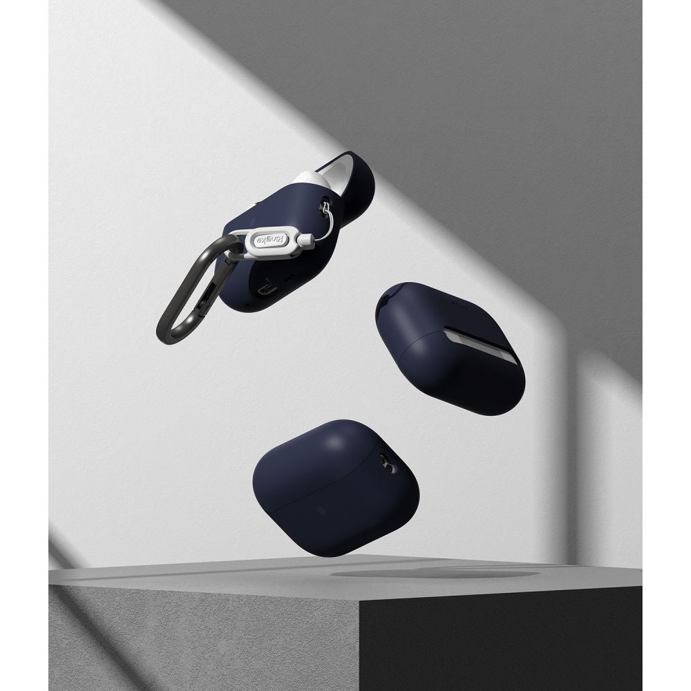 PUZDRO  RINGKE SILICONE APPLE AIRPODS PRO 1 / 2 MIDNIGHT BLUE