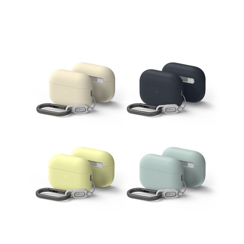 PUZDRO  RINGKE SILICONE APPLE AIRPODS PRO 1 / 2 SEAFOAM