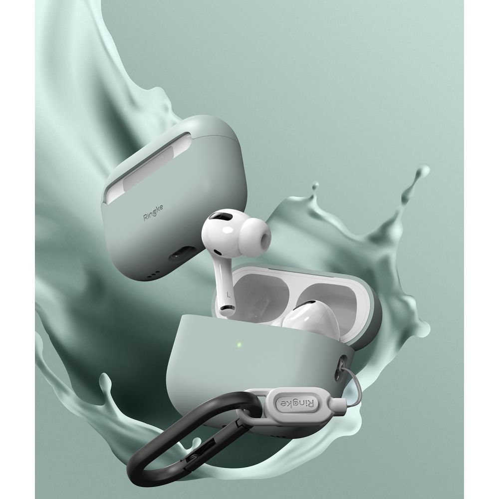 PUZDRO  RINGKE SILICONE APPLE AIRPODS PRO 1 / 2 SEAFOAM