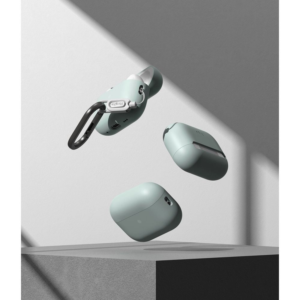 PUZDRO  RINGKE SILICONE APPLE AIRPODS PRO 1 / 2 SEAFOAM