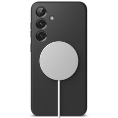 KRYT RINGKE SILICONE MAGNETIC MAGSAFE GALAXY S25+ PLUS BLACK