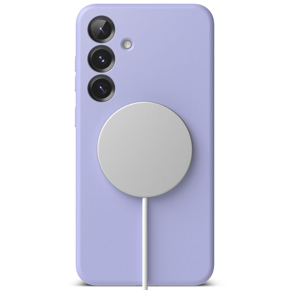 KRYT RINGKE SILICONE MAGNETIC MAGSAFE GALAXY S25+ PLUS LAVENDER